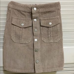 Corduroy skirt